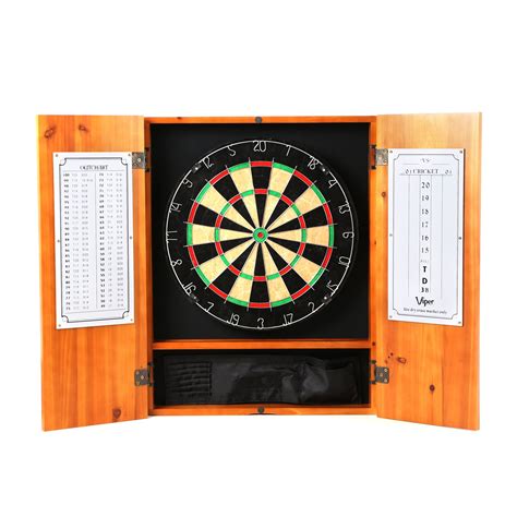 zoom viper stadium steel tip cabinet and dartboard set review|steel tip darts.